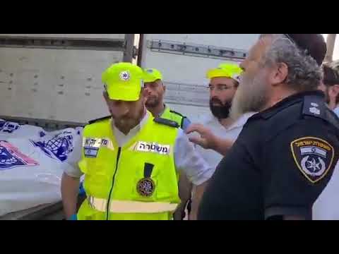 מחריד: קדיש מול גופות הנספים באסון מירון