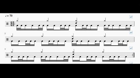 MESHUGGAH | Bleed | PART 1 | Transcription | drum part exercise