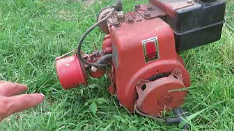 Troybilt Junior Tiller engine swap