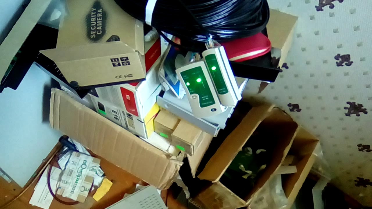 обжатый уличный кабель ftp с тросом проходит тест на правильность ...