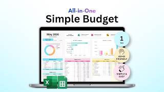 Ultimate Simple Budget - Monthly Paycheck Budget Tracker - Excel &amp; Google Sheets
