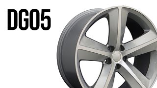 Fit's Dodge Charger/Challenger - OE Wheels DG05 Silver Machined 20x9