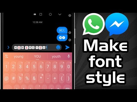 How to change font style in messenger-2020 New Awesome Tricks