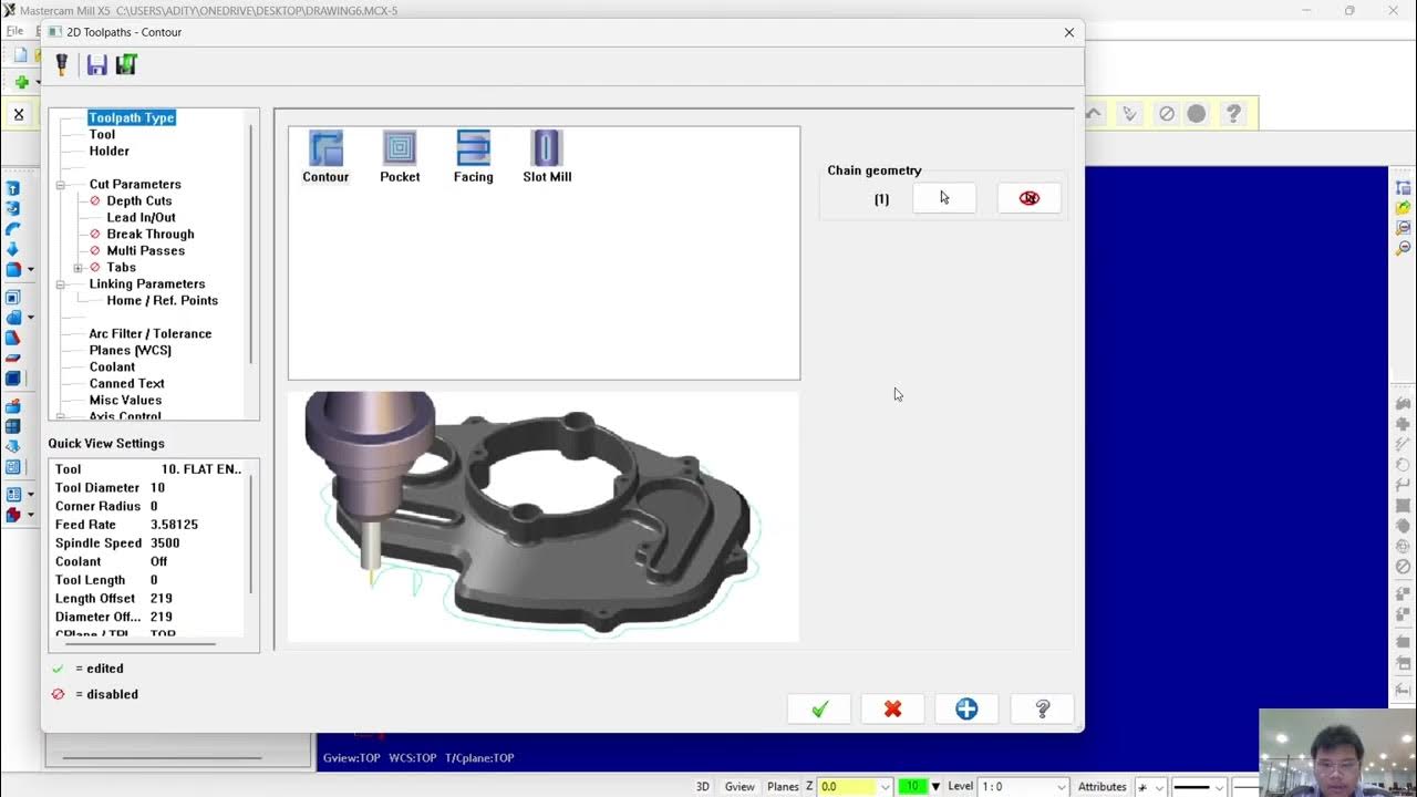 COMPUTER AIDED MANUFACTURING RE304 Tugas CAM Mastercam YouTube