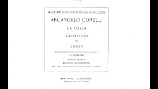 [Score] Arcangelo Corelli - Hubert Léonard: Violin & Piano "La Folia" - Déak Ágnes & Wang Yaoling