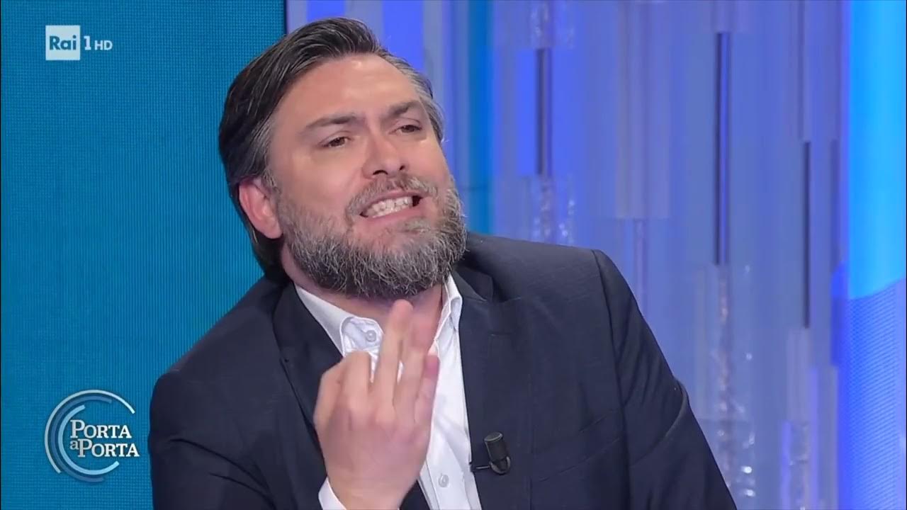 Riccardo Ricciardi ospite a Porta a Porta 25/05/23 YouTube