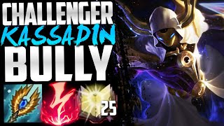 Bullying Challenger players with Kassadin...