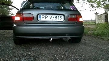 B16A + 2,5" + OBX Twin loop