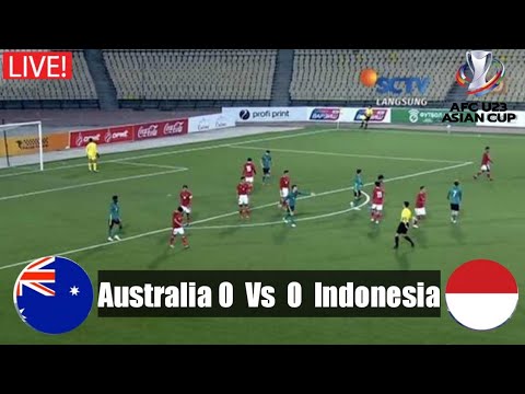 🔴Sedang berlangsung Australia U23 Vs Indonesia U23..? Susunan pemain