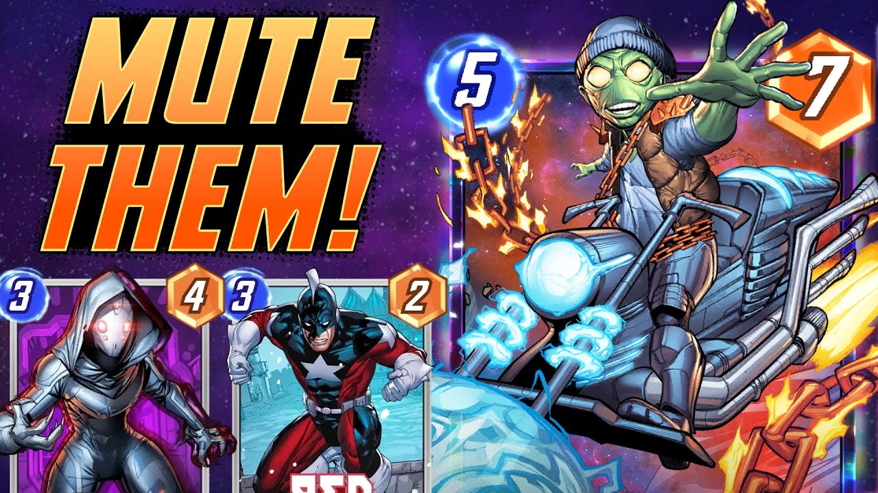 SILENCE THEIR CARDS. This Cosmic Ghost Rider deck is evil.