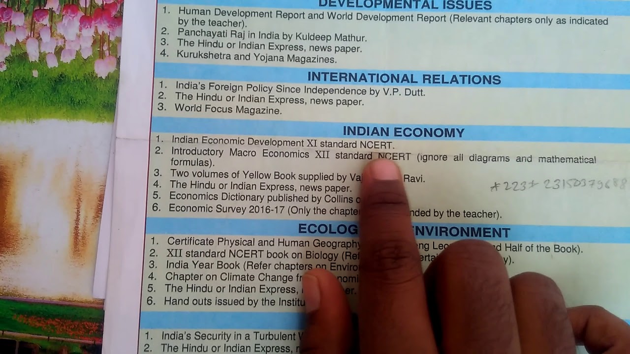 Vajiram Ravi Provided UPSC Book List Part 2 YouTube