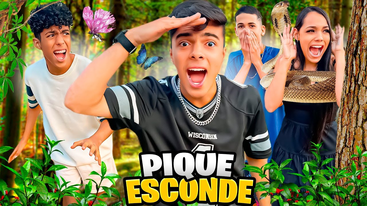 UM BICHO NOS ATACOU NA FLORESTA! *pique esconde ao extremo