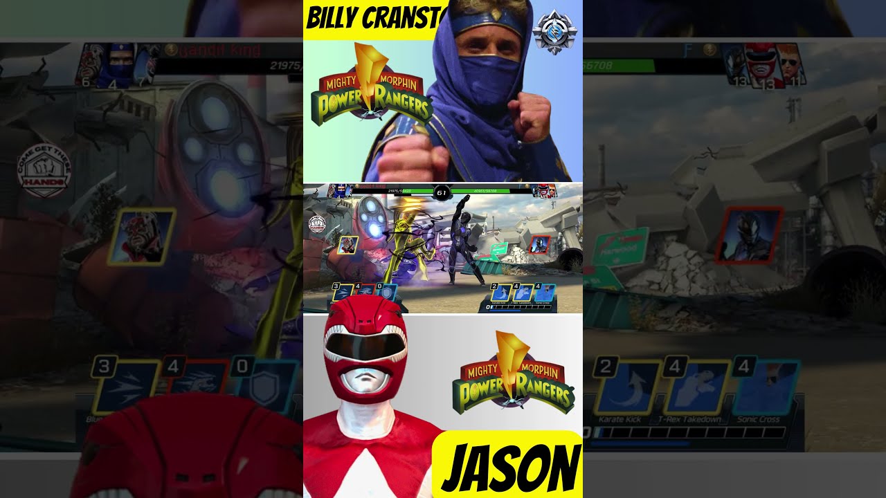 Billy Cranston Jason Power Rangers Legacy Wars Shorts