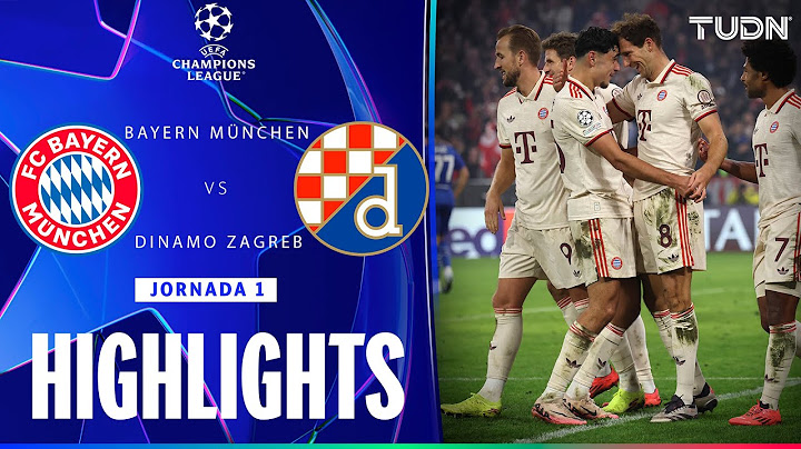 HIGHLIGHTS - Bayern Munich vs Dinamo Zagreb | UEFA Champions League | TUDN