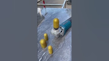 Tile Master Works: Quartz Countertop Arc Cutter & Stone Edge Grinder in Action! 🏗️🛠️