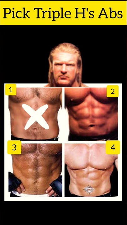 Pick Triple H's Abs #shorts