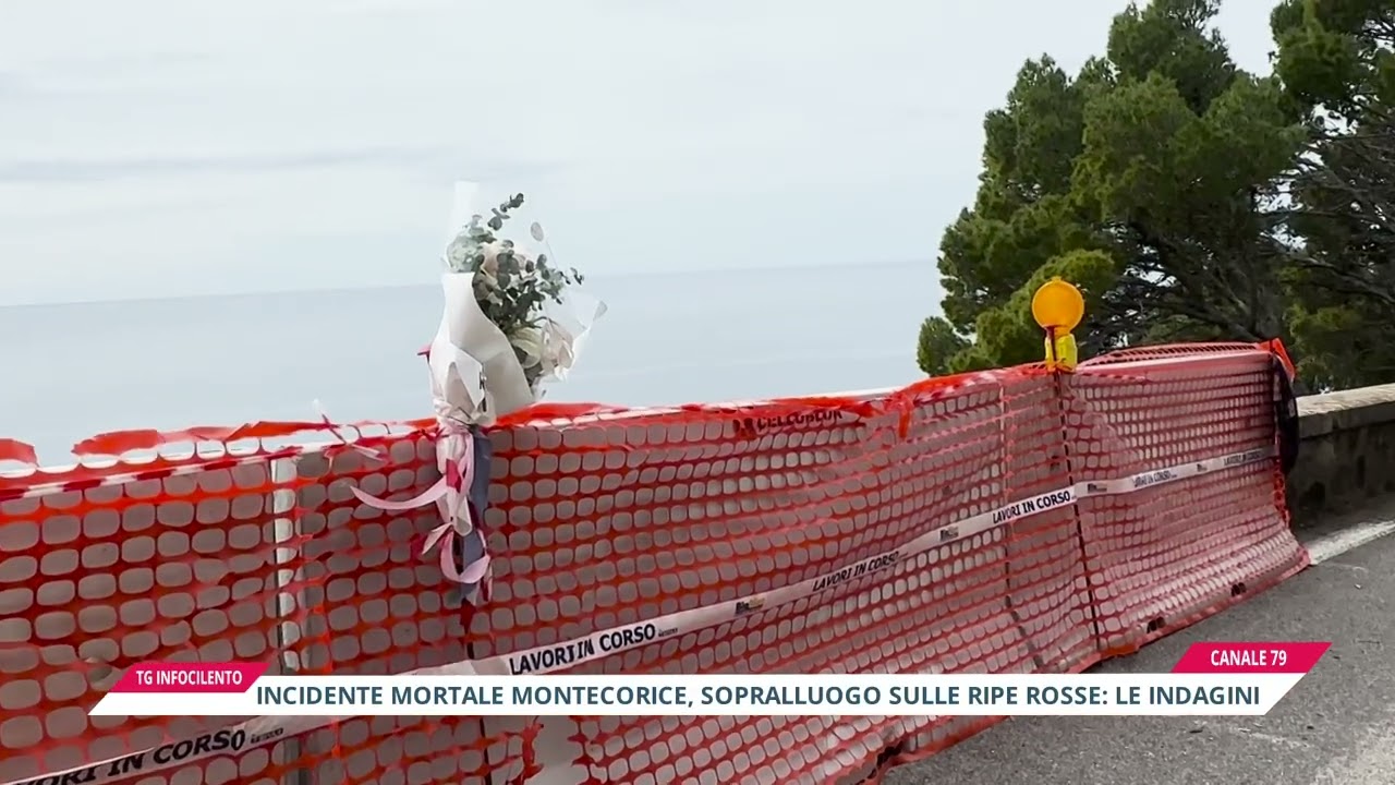 Incidente mortale a Montecorice, effettuato sopralluogo sulle Ripe Rosse