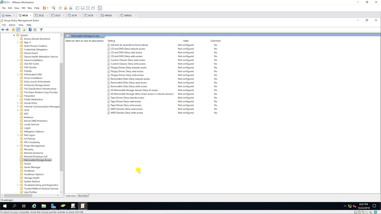 Disable CDROM via GPO on Windows Server 2019 YouTube