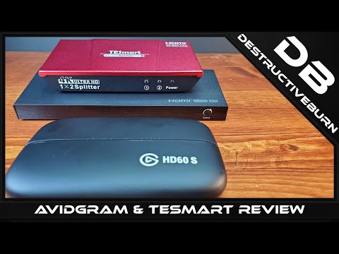 AVIDGRAM HDMI Switcher & TESmart HDMI Splitter Review