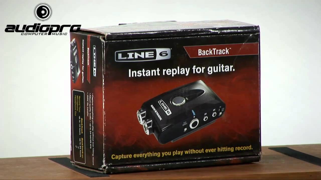 AUDIOPRO Gravador Line 6 BackTrack YouTube