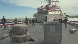 Inside the USS Cleveland ahead of commissioning