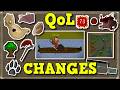 Massive Getting Around QoL Changes + Boat Combat Buffed (OSRS)