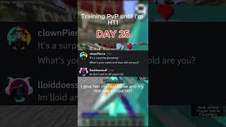 Daily PvP Practice 25  #minecraft #funny  #minecraftpvp