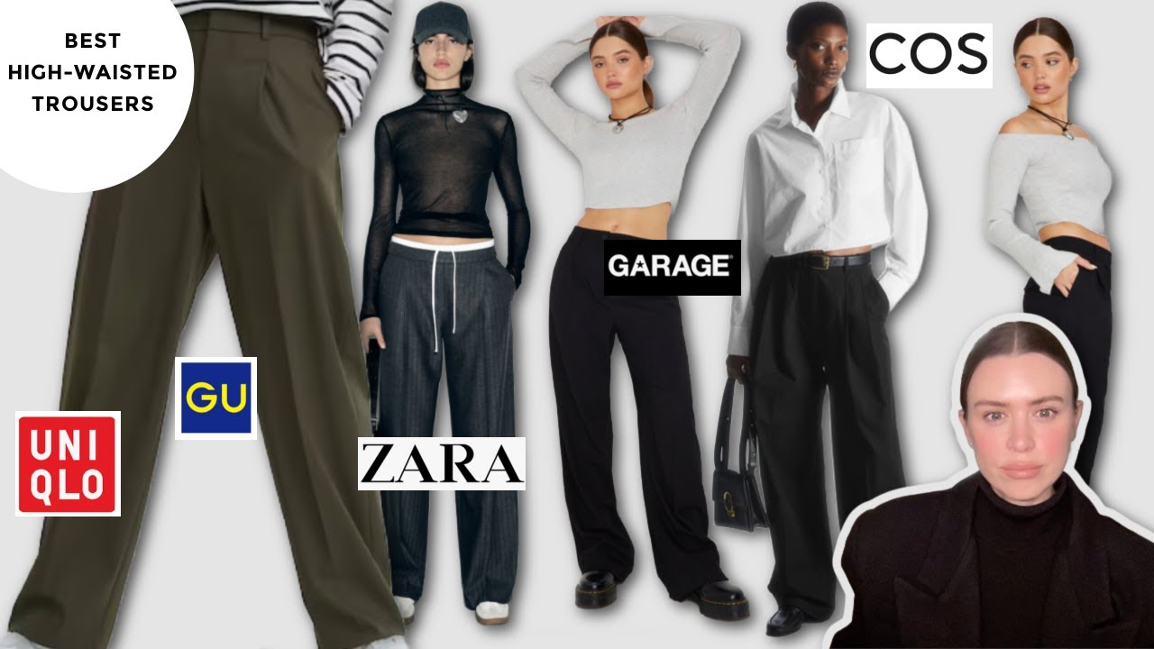 BEST HIGH-WAISTED TROUSERS // Zara, COS, GU, Uniqlo, Garage
