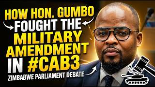 How Hon. Gumbo fought the Military amendment in #CAB3