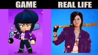 Every Brawl Stars Character In Real Life Youtube - brawl stars max gender