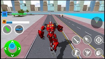 Dino Robot Car Robot Games - Android Gameplay