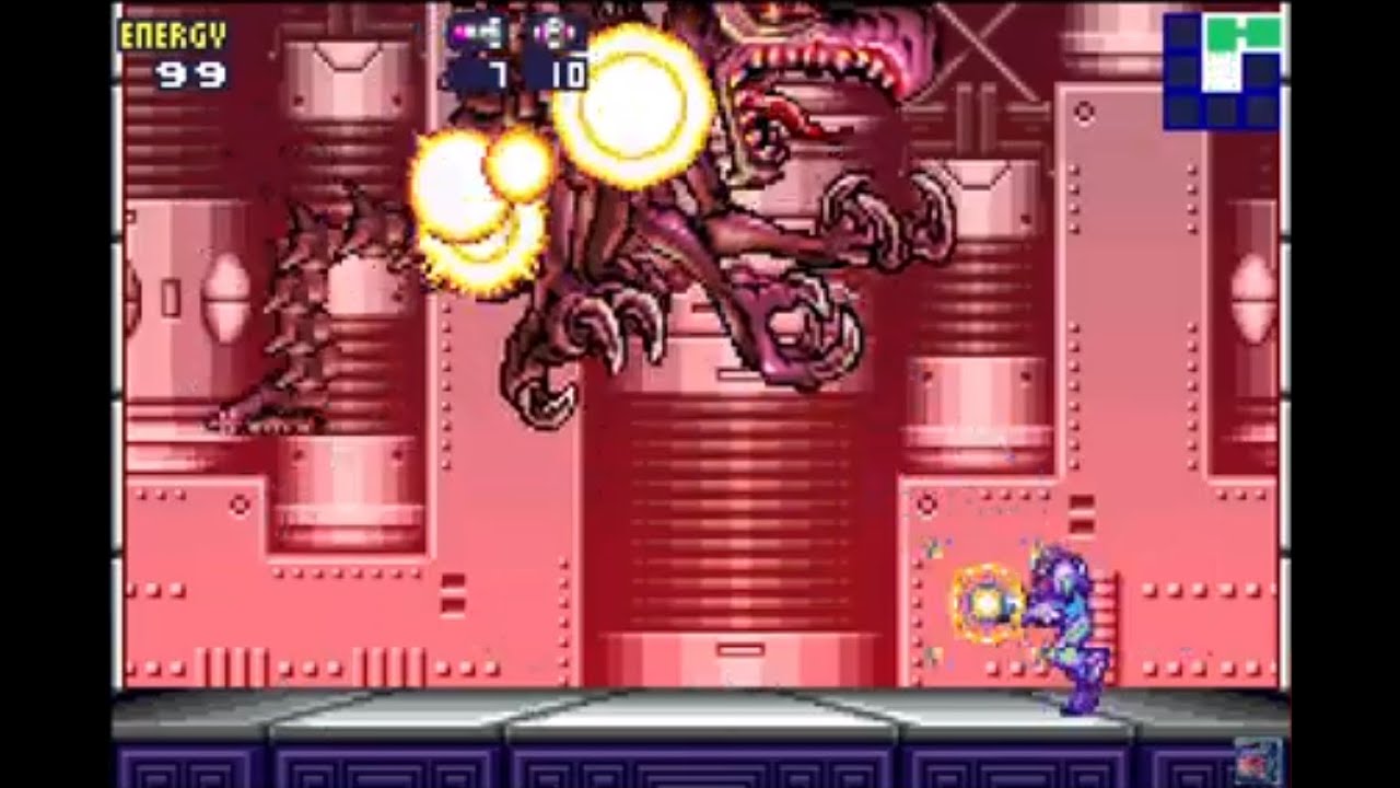 Neo Ridly Metroid Fusion - Neo Ridley 1% Hard (No Damage) - YouTube