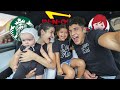 LETTING OUR TESLA DECIDE WHAT WE EAT FOR 24 HOURS!!! | Family Food Challenge!