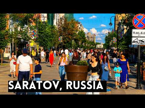 Wonderful SARATOV, Russia! Once the Largest City on the Volga [4K]
