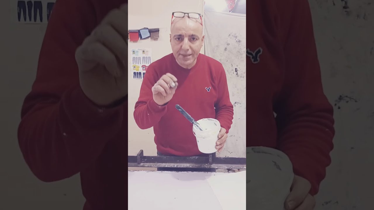 ازاي تطبع ابيض ترانسفير مع خالد باسرار طباعه المنسوجات