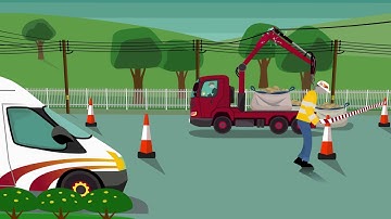 Haulage drivers: stay safe near overhead power lines