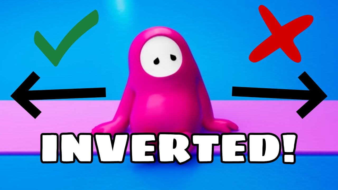 Fall Guys But I Play On Inverted Settings - YouTube