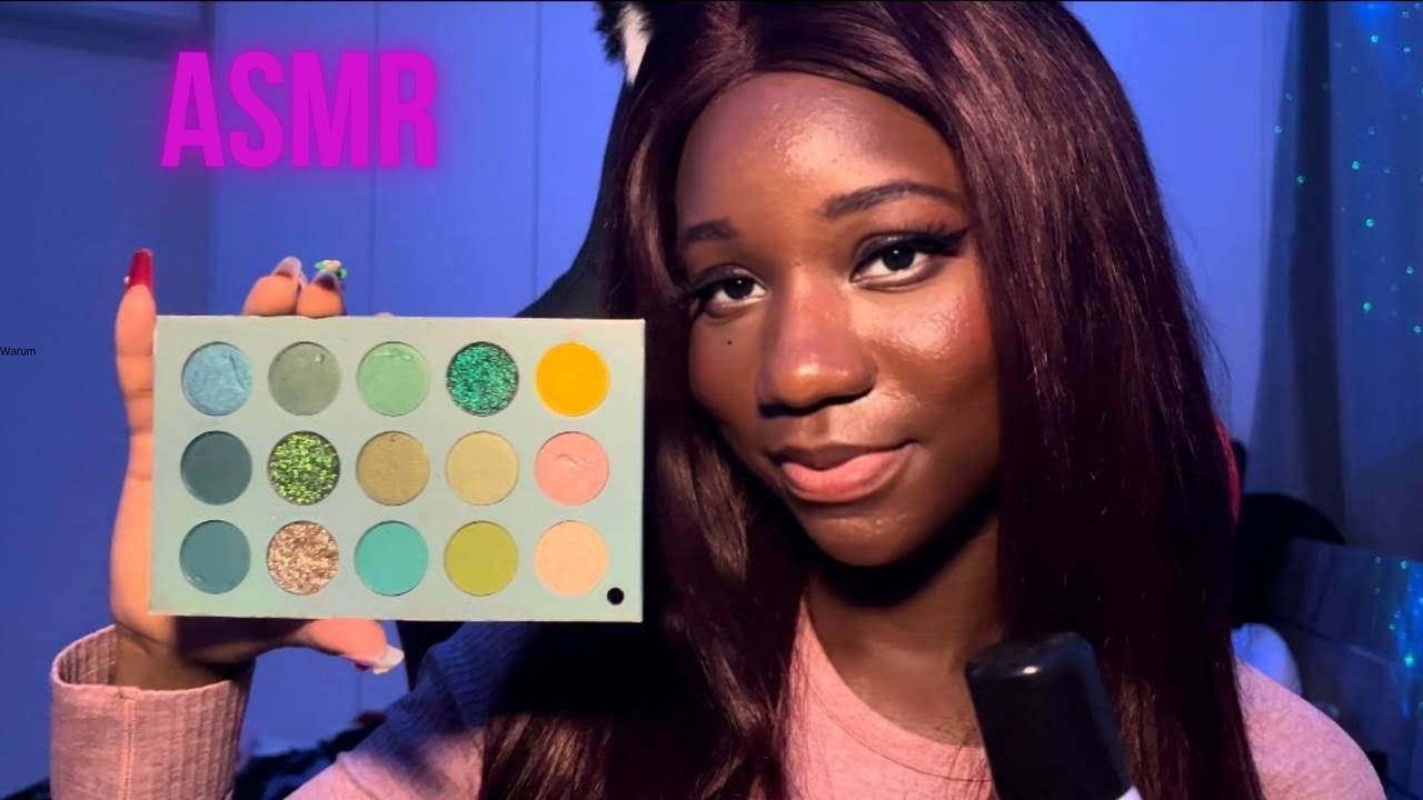 ASMR | ich schminke dich für eine Weihnachtsfeier 🎄￼