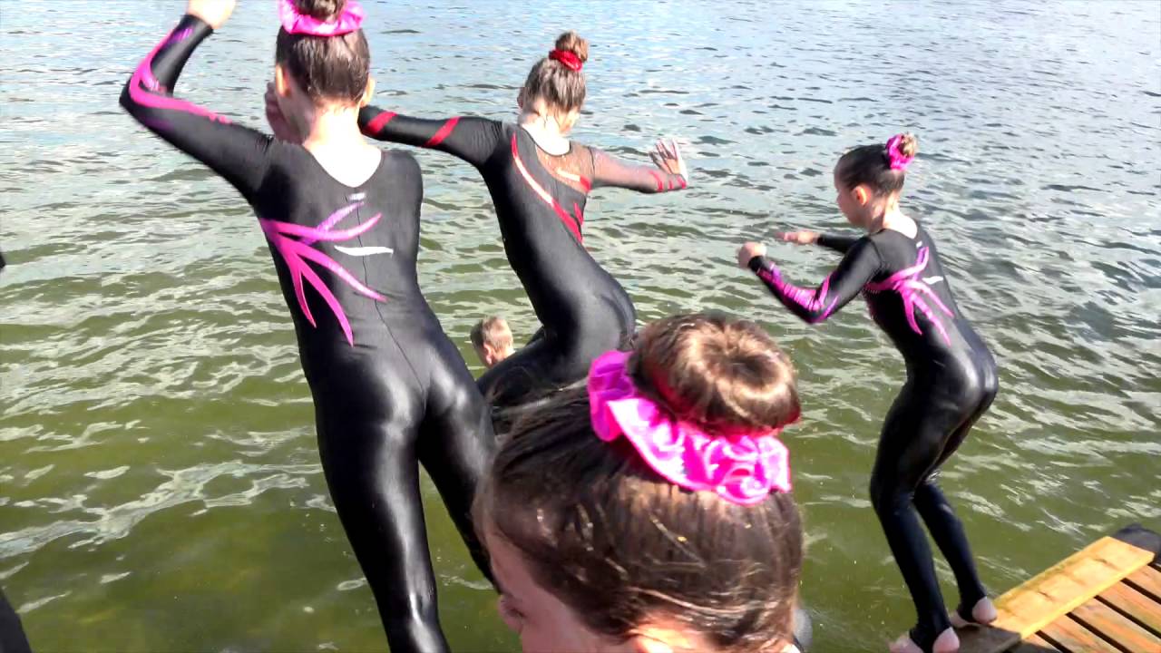 Hvg Teamgym Pigerne Hopper I Fjorden Efter Dgi Staevne Pa Vigen Youtube