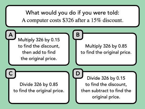 Percent Decrease — SAT Math Facts & Formulas Quiz (63)