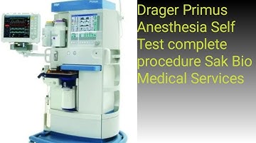 Darger Anesthesia Primus self test and basic settings of vent Medical gas requirements OT Department