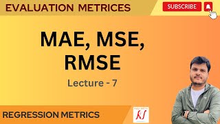 Celebrity MAE, MSE, RMSE | Regression Metrics | L-07 | Machine Learning Wealth