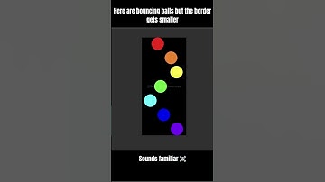 Balls bounce horizontally 😳 #viral #simulation #satisfying #crash