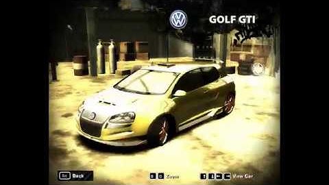 COBALT SS (CHEVROLET) and GOLF GTI (VW) MODIFICATION - NFS Most Wanted