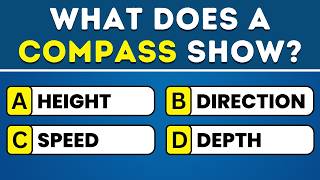 Your IQ Is Remarkable If You Pass This General Knowledge Trivia Quiz π§ 50 Questions! π₯
