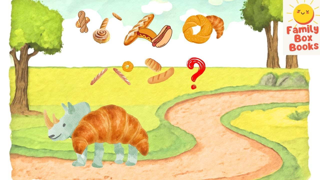 【なんのパン？】どうぶつのからだがパンになっちゃった！｜幼児向けクイズ🍞