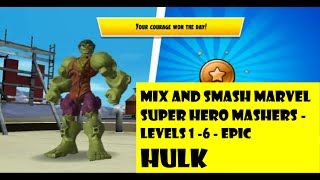 Mix + Smash Marvel Super Hero Mashers: Hulk Epic Level 1-6 screenshot 2
