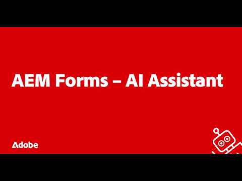 AEM Forms AI Assistant in Action