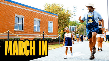NC A&T - Marching Into Stadium | Aggie - Eagle Classic 2025