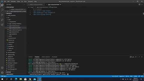 Creación automática de componentes en Angular (Curso Fundamentos de Angular parte 8/36)
